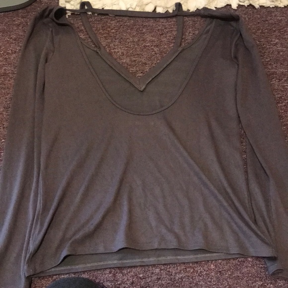 Open Back Long Sleeve Top - Picture 2 of 2